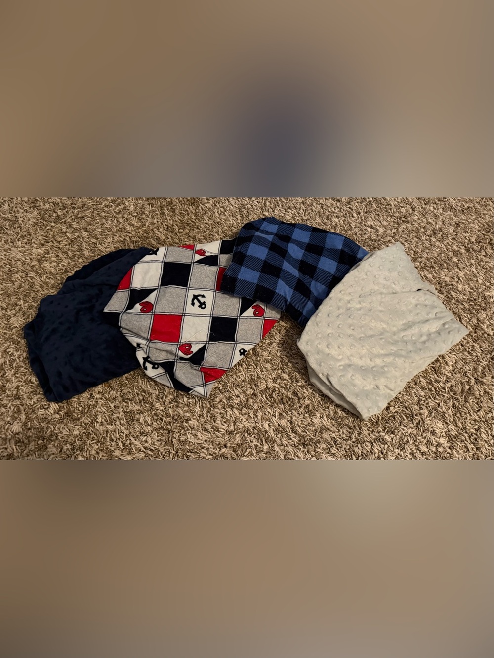Lot of 4 Baby Changing Table Covers